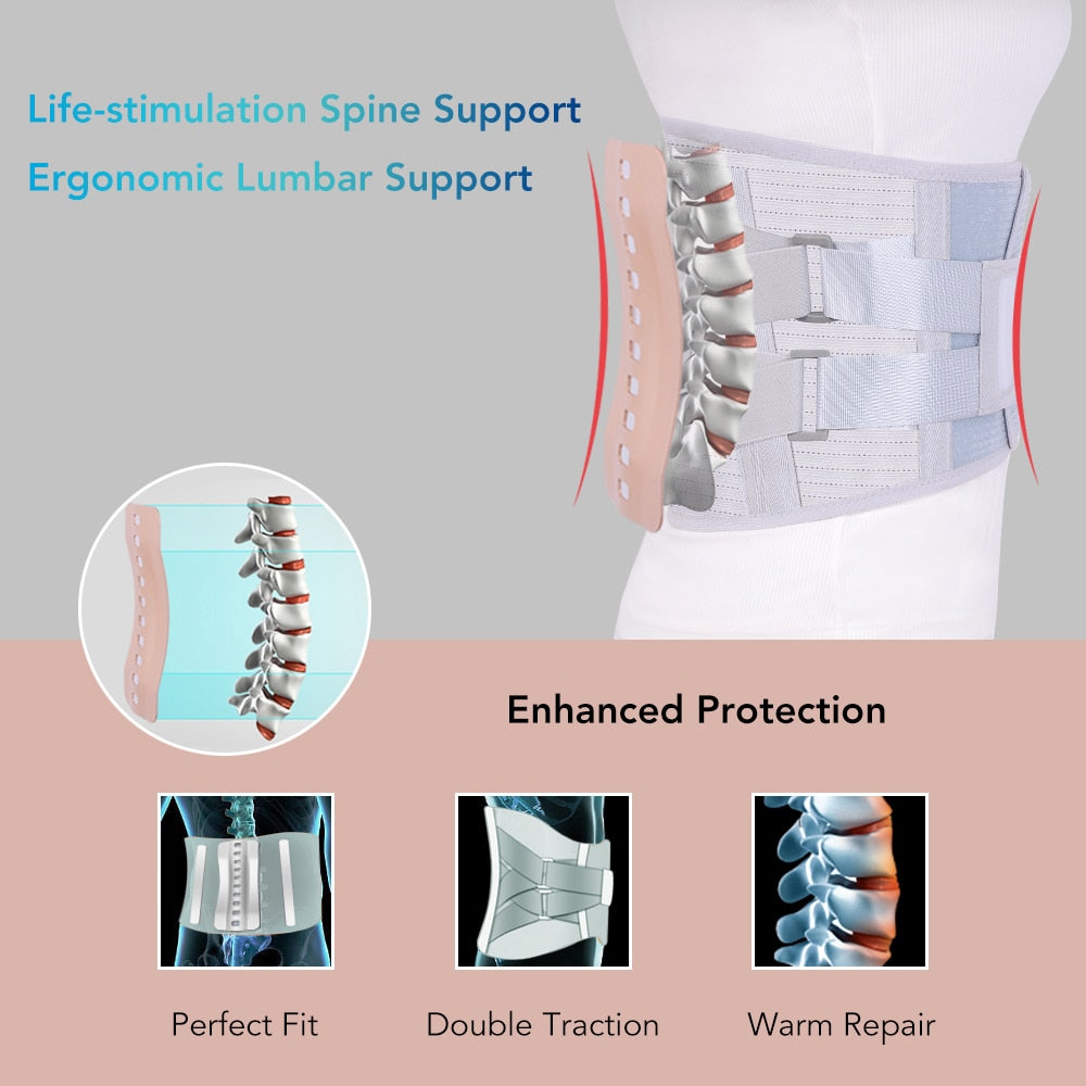 Orthopedic Lumbar Support Back Belt With Magnets