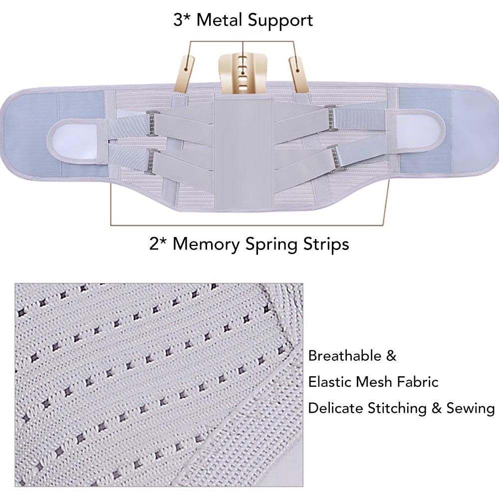 Orthopedic Lumbar Support Back Belt With Magnets