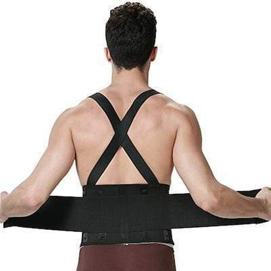 Back Brace with Suspenders - Lumbar Support Improve Posture