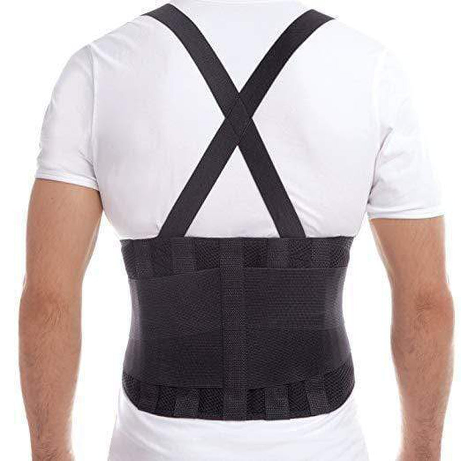 Back Brace with Suspenders - Lumbar Support Improve Posture