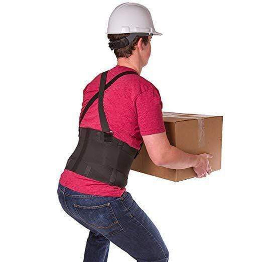 Back Brace with Suspenders - Lumbar Support Improve Posture