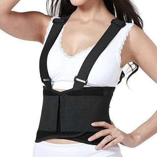 Women's Back Brace with Suspenders - Lumbar Support Improve Posture