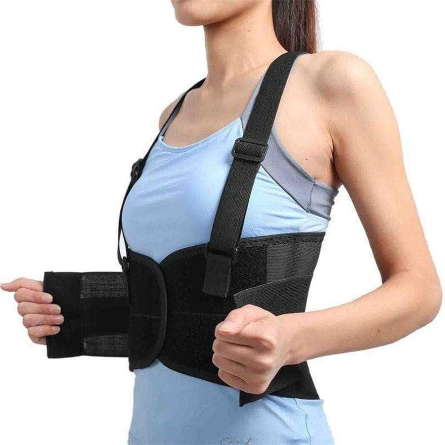 Women's Back Brace with Suspenders - Lumbar Support Improve Posture